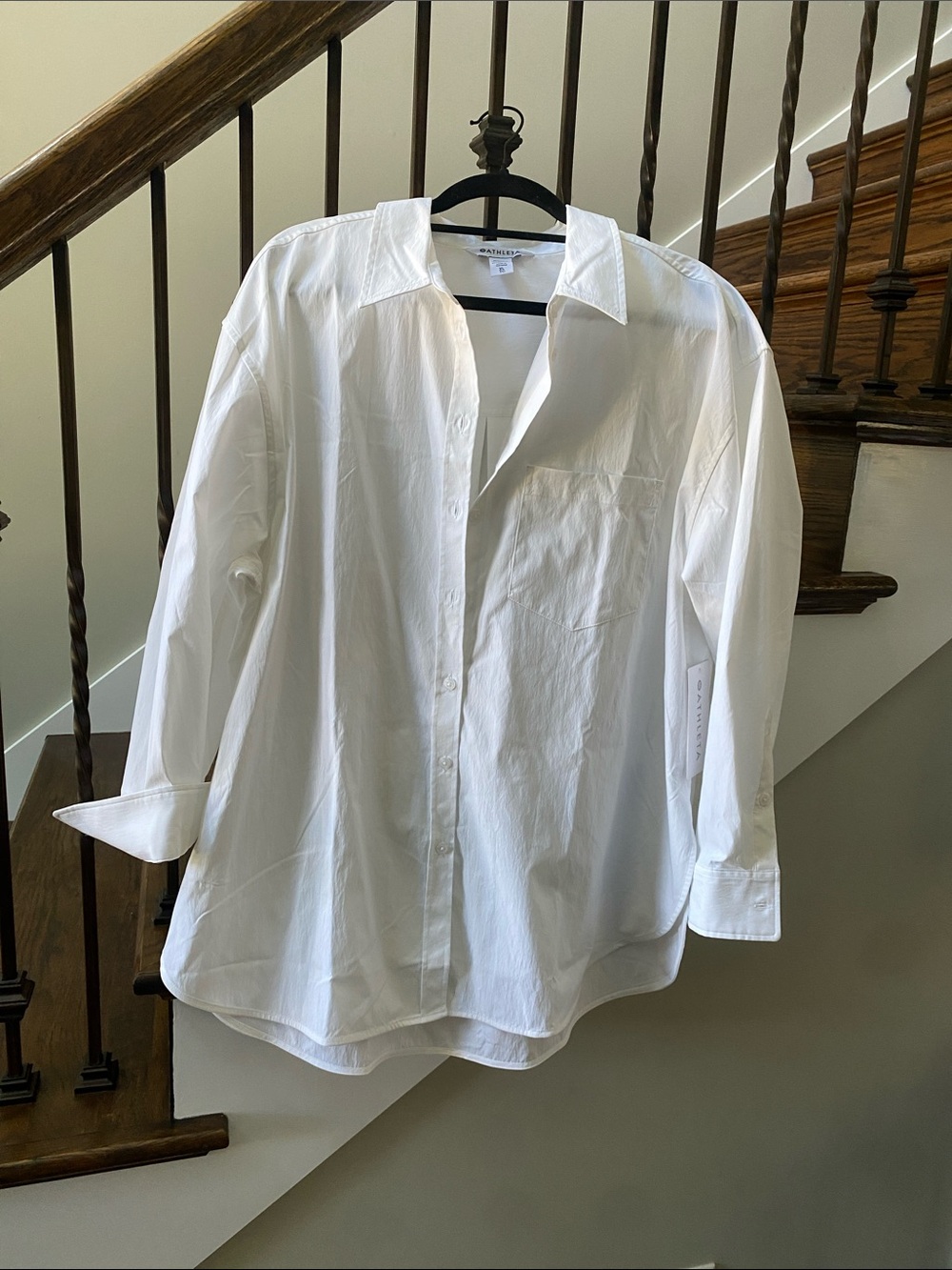 Athleta White Women's Relaxed Button-Down Shirt